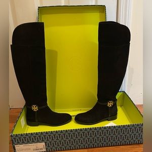 Tory Burch size 7 over the knee suede boots